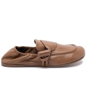 Loewe 'Toggle' Loafers - Brown