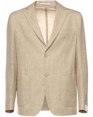 Eleventy Tailored Single-Breasted Blazer - Natural
