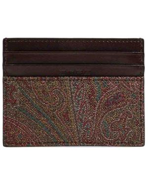 Etro Arnica Card Holder - Brown