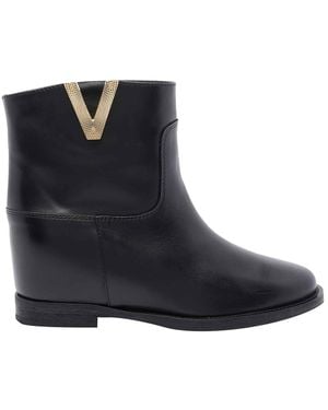 Via Roma 15 V Booties - Black