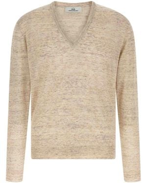 Rivvia Projects Linen And Silk Jumper - Natural