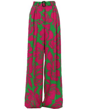 Dries Van Noten Pants Peaches Bis Viscose - Multicolor