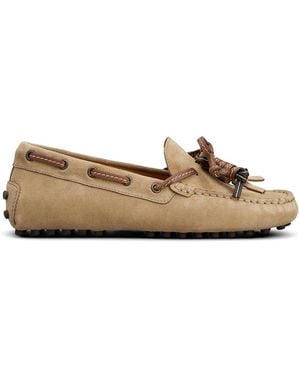 Tod's Gommino Moccasins - Natural