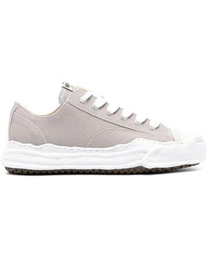 Maison Mihara Yasuhiro Original Sole Canvas Low Trainers - White