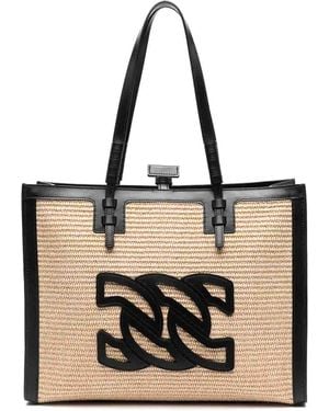 Casadei Beau Rivage Shopping Bag - Black