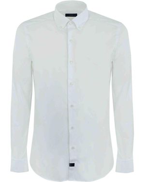 Fay Button Down Shirt - White