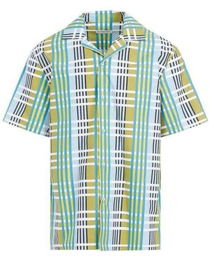 Lanvin Printed Bowling Shirt - Blue