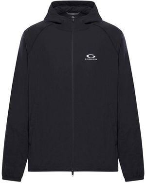 Balenciaga Technical Fabric Zip-Up Jacket - Blue
