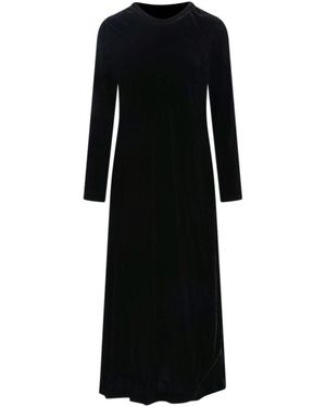 Aspesi Velvet Midi Dress - Black