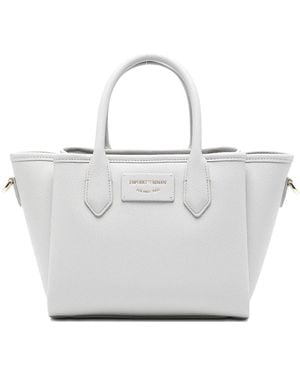 Emporio Armani Small Shopping Bag - White