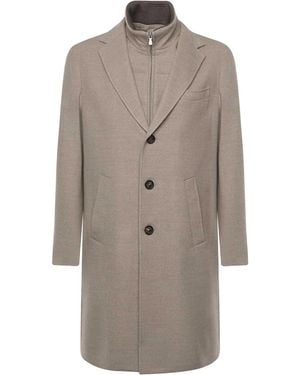 Eleventy Wool Coat - Grey