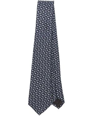 Giorgio Armani Classic Silk Necktie - Blue