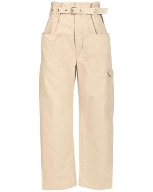 Isabel Marant Mathilda Workwear Trousers - Natural