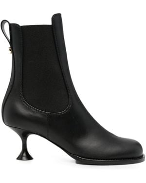 Sergio Rossi Leather Boots - Black