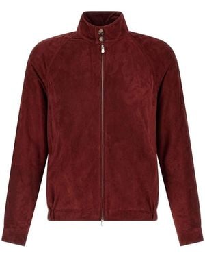 Brunello Cucinelli Suede Jacket - Red