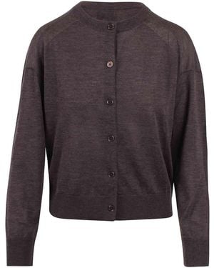 Loulou de Saison Kita Cashmere Cardigan - Grey
