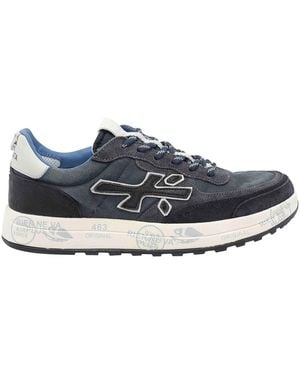 Premiata Lace Up Sneakers - Blue
