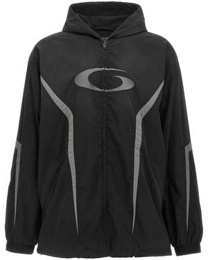 Balenciaga 'Tracksuit Loop Sports Icon Ampia' Jacket - Black