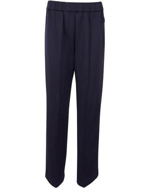 Moncler Technical Fleece Sports Trousers - Blue