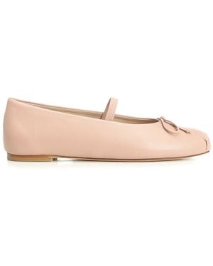 Stuart Weitzman Prima Bow Ballerinas - Pink