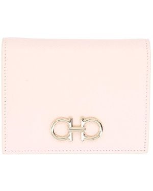 Ferragamo Hooks Wallet - Pink