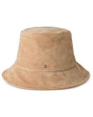 Maison Michel Suede Bucket Hat - Natural