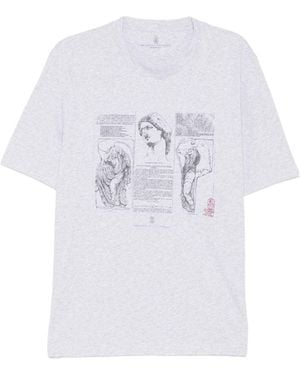 Brunello Cucinelli Jersey T-Shirt - White