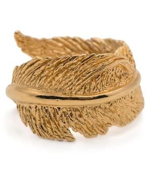 M. Cohen Feather Ring - Metallic