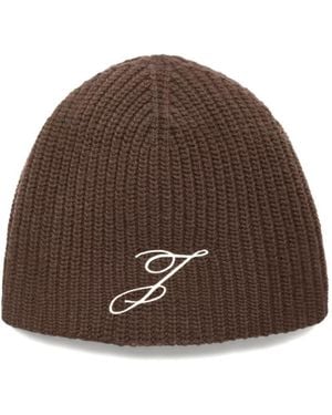 Jacquemus Mwrino Wool The Espiral Beanie - Brown