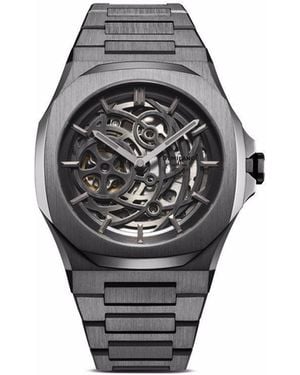 D1 Milano Skeleton Bracelet 41.5Mm - Grey