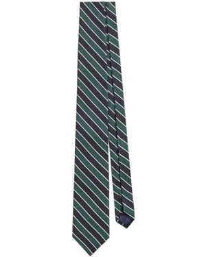 GANT Striped Silk Tie - Blue