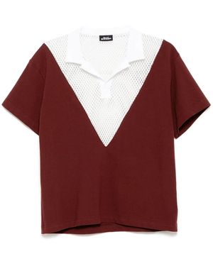 OLLY SHINDER V Hybrid Polo Shirt - Red