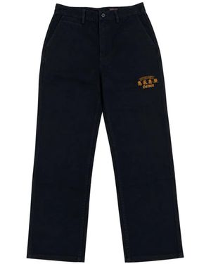 Evisu Ebisu & Seagull Logo-Embroidered Straight-Leg Jeans - Blue