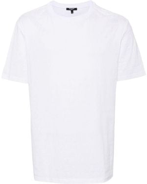 Balmain All-Over Logo Print T-Shirt - White