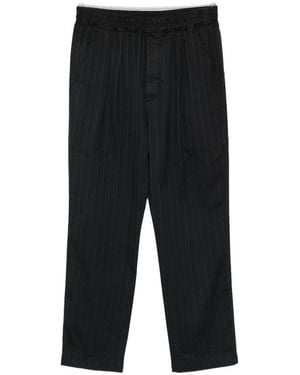 Tom Ford Pinstripe Elasticated Trousers - Black