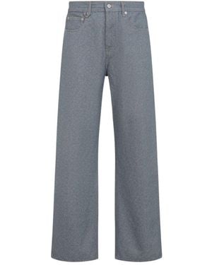 Jacquemus Nîmes Jeans With Embroidery - Grey