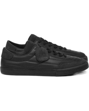 Veja Quilted Paneled Leather Sneakers - Black