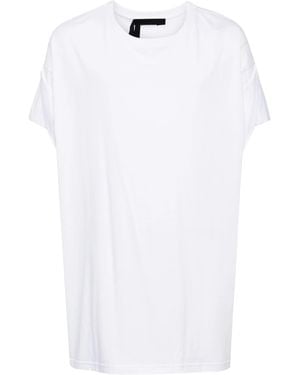 Marina Yee Draped-Detail Cotton T-Shirt - White