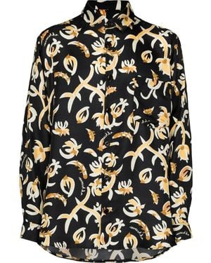 Nanushka Bodil Long-Sleeved Shirt - Black