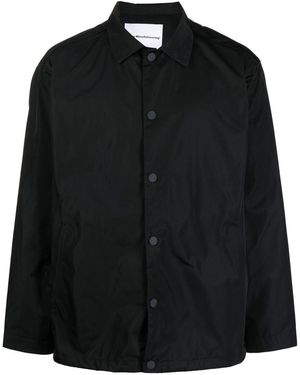 White Mountaineering Buttoned Classic-collar Jacket - Black