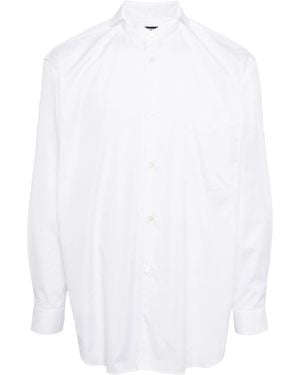 COMME DES GARÇON BLACK Cotton Poplin Shirt - White