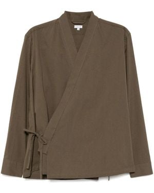 Caruso Seersucker Jacket - Green