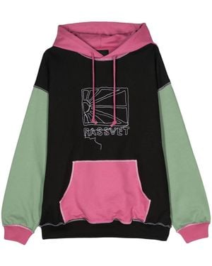 Rassvet (PACCBET) Logo-Embroidered Cotton Hoodie