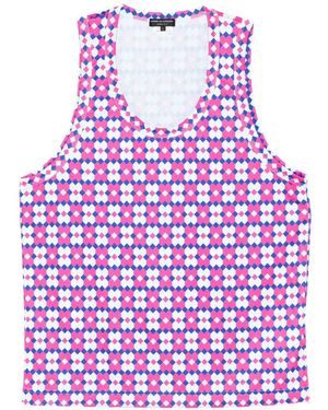 Comme des Garçons Patterned Vest - Pink