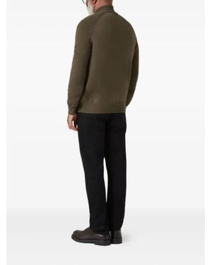 Belstaff Pull Zippé À Manches Raglan - Green