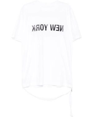 Helmut Lang New York Seatbelt T-Shirt - White