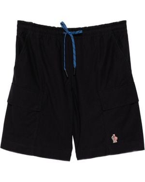 Moncler Cotton Shorts - Black