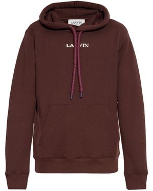 Lanvin Logo-embroidered Hoodie