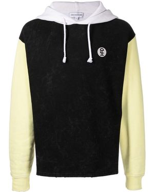 Honey Fucking Dijon Photograph-Print Colour-Block Hoodie - Black