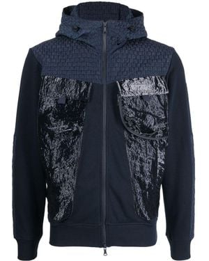 Paul & Shark Stand-Up Collar Hooded Jacket - Blue